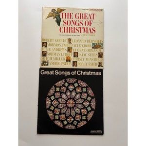 Great Songs Of Christmas LP Goodyear Album Three and Nine 1033 / 117 1969 EX